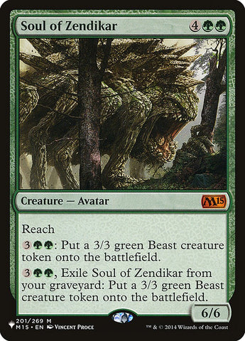 Soul of Zendikar [The List]