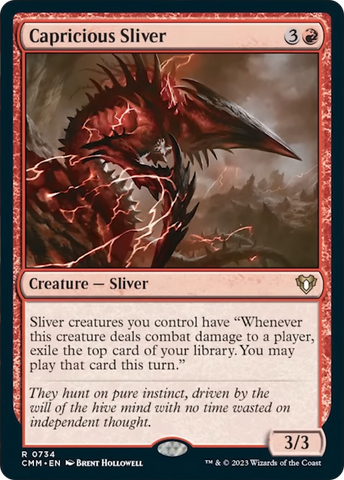 Capricious Sliver [Commander Masters]