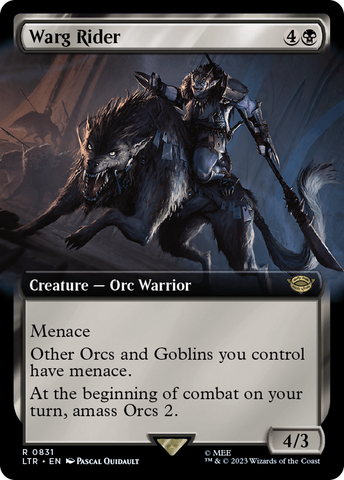 Warg Rider (Extended Art) [The Lord of the Rings: Tales of Middle-Earth]