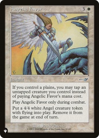 Angelic Favor [The List]