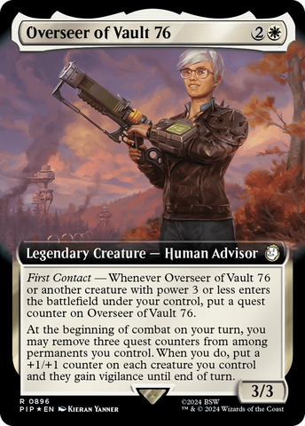 Overseer of Vault 76 (Extended Art) (Surge Foil) [Fallout]