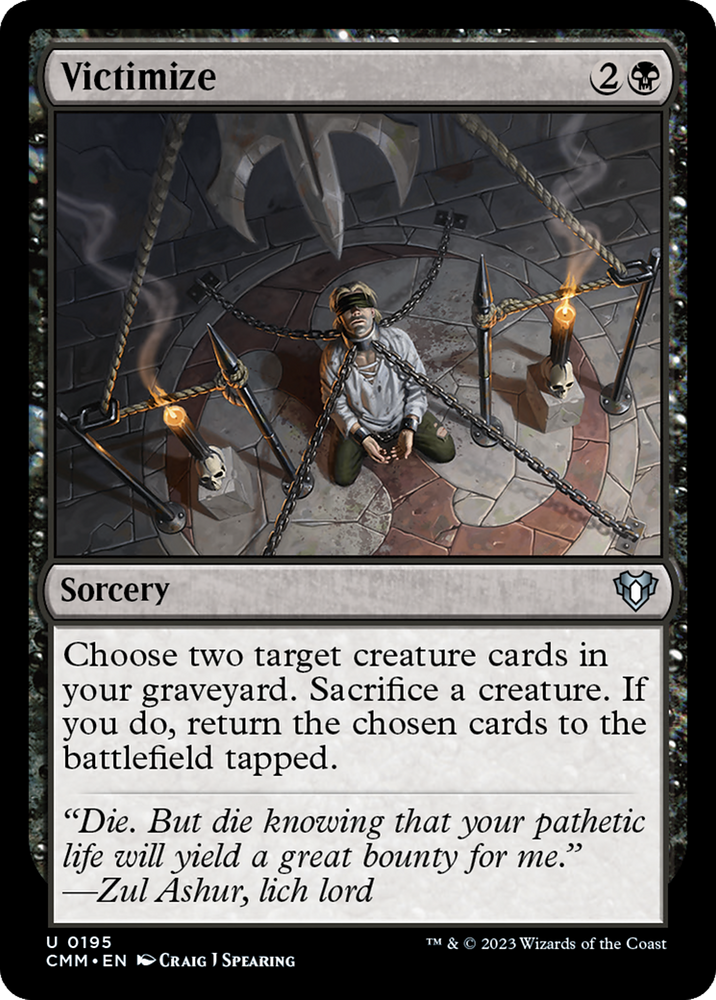 Victimize [Commander Masters]