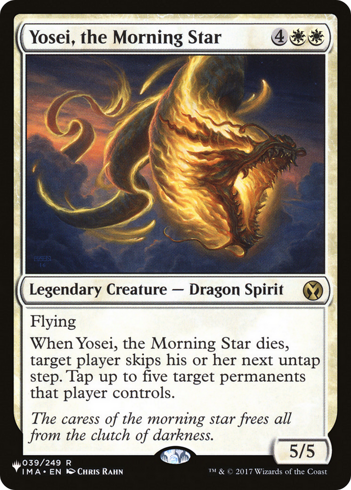 Yosei, the Morning Star [The List]