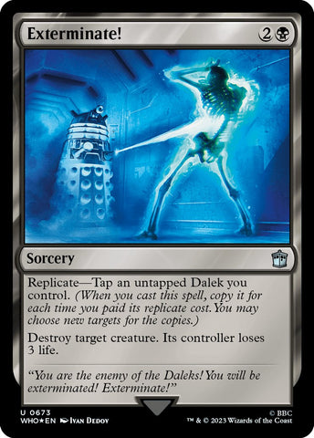 Exterminate! (Surge Foil) [Doctor Who]