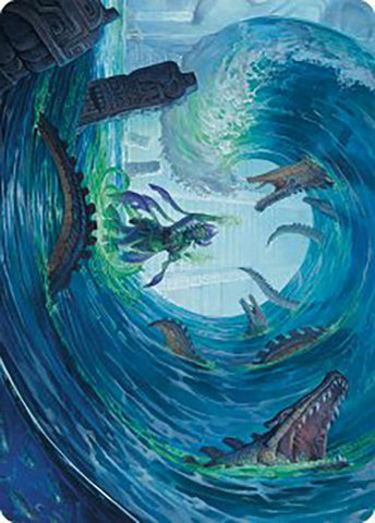 Wave Goodbye Art Card [The Lost Caverns of Ixalan Art Series]