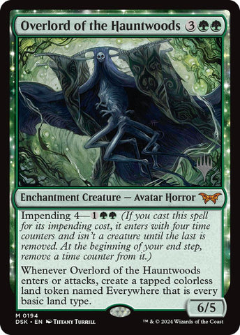 Overlord of the Hauntwoods (Promo Pack) [Duskmourn: House of Horror Promos]