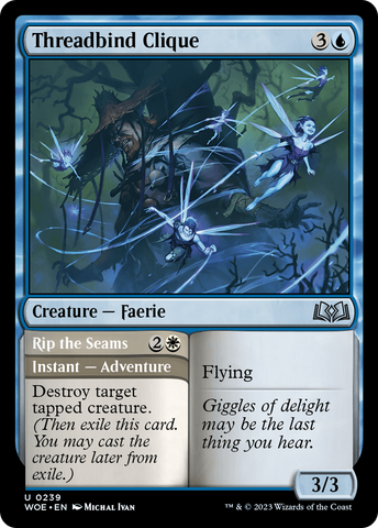 Threadbind Clique // Rip the Seams [Wilds of Eldraine]