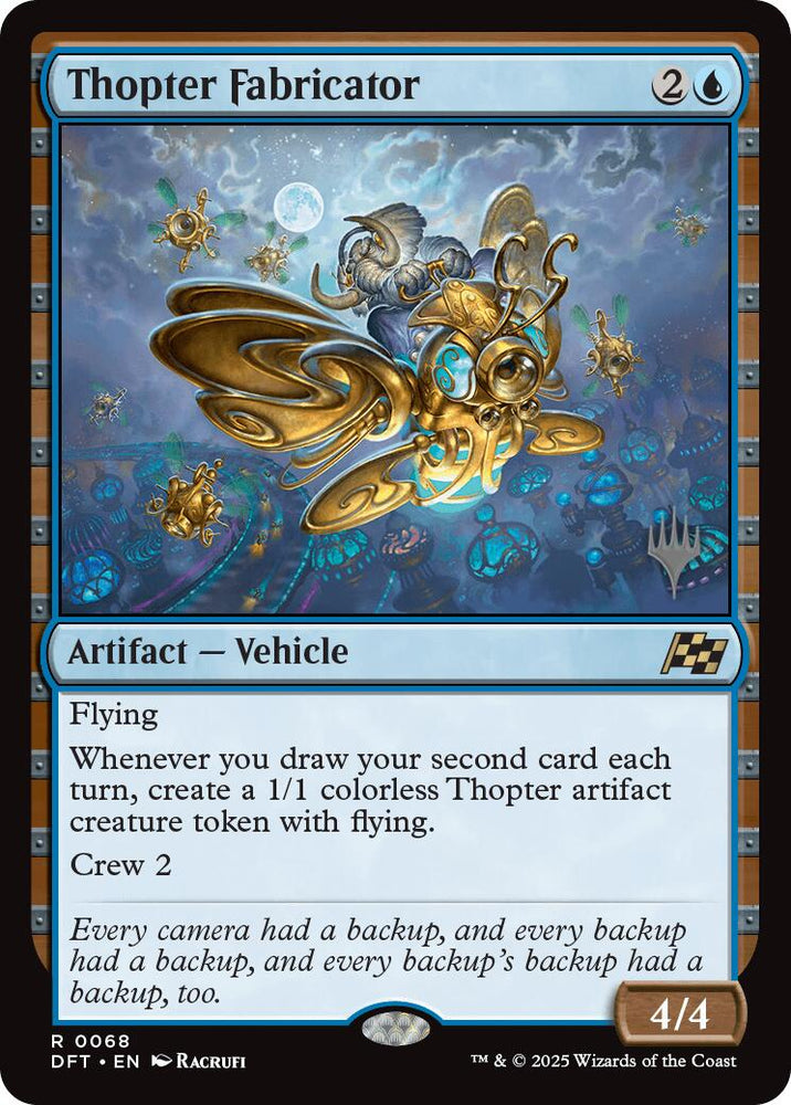 Thopter Fabricator (Promo Pack) [Aetherdrift Promos]