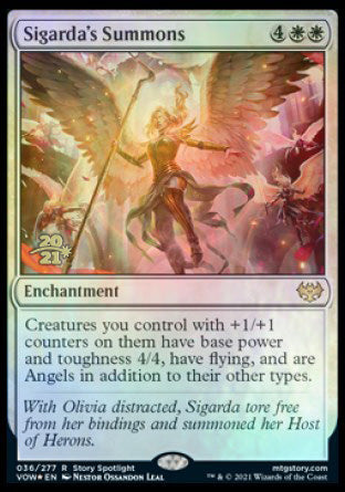 Sigarda's Summons [Innistrad: Crimson Vow Prerelease Promos]