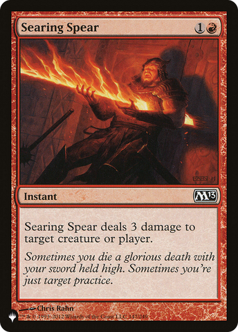 Searing Spear [The List]