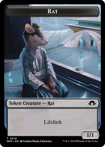 Rat // Energy Reserve Double-Sided Token [Modern Horizons 3 Tokens]