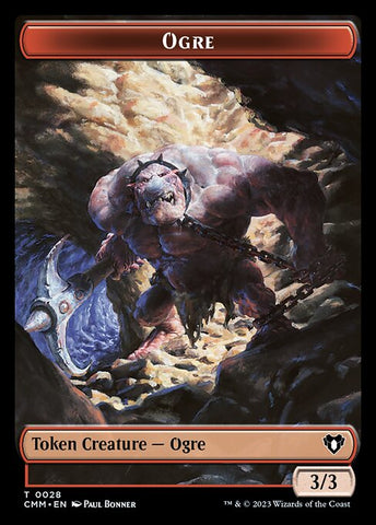 Eldrazi Spawn // Ogre Double-Sided Token [Commander Masters Tokens]