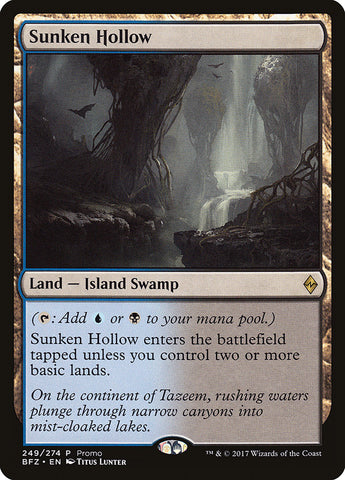 Sunken Hollow (Promo) [Standard Showdown Promos]