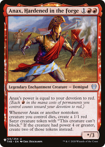 Anax, Hardened in the Forge [The List]