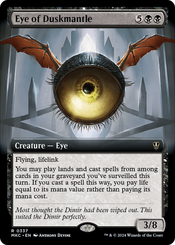 Eye of Duskmantle (Extended Art) [Murders at Karlov Manor Commander]