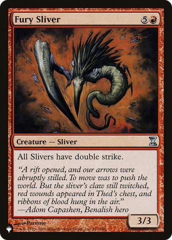 Fury Sliver [The List]