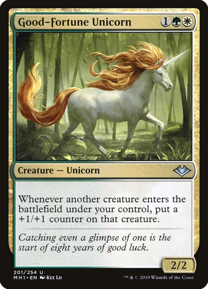 Good-Fortune Unicorn [Modern Horizons]