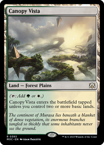 Canopy Vista [March of the Machine Commander]