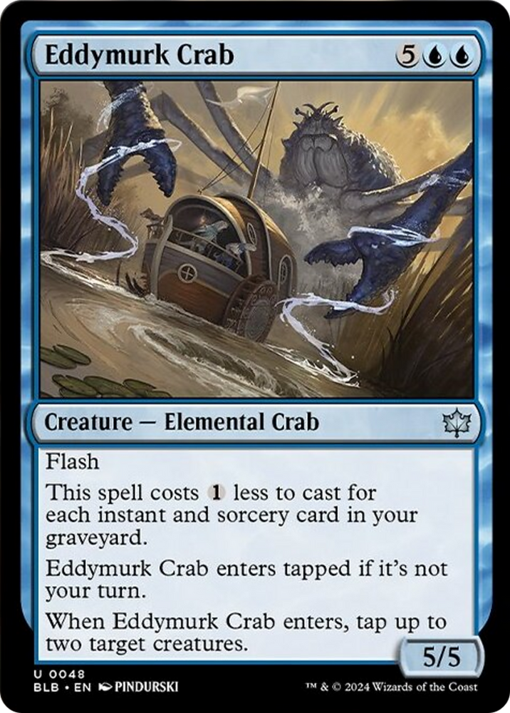 Eddymurk Crab [Bloomburrow]