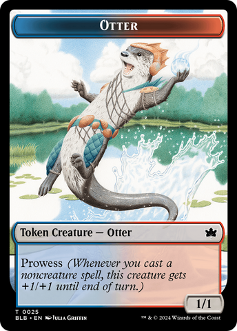 Otter Token [Bloomburrow Tokens]