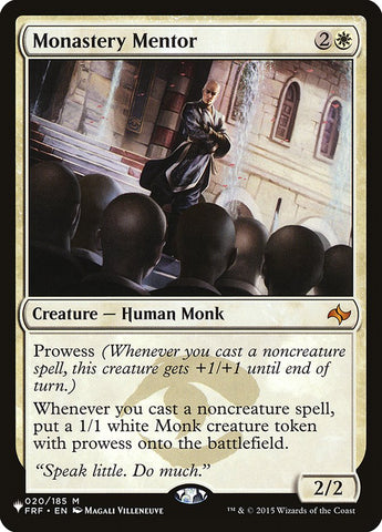 Monastery Mentor [The List]