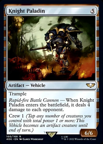 Knight Paladin (Surge Foil) [Universes Beyond: Warhammer 40,000]