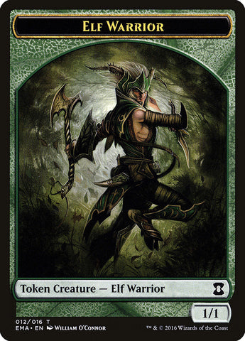 Elf Warrior Token [Eternal Masters Tokens]