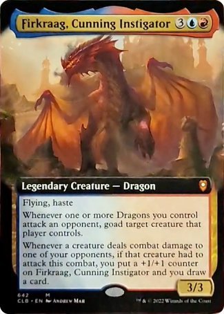 Firkraag, Cunning Instigator (Extended Art) [Commander Legends: Battle for Baldur's Gate]