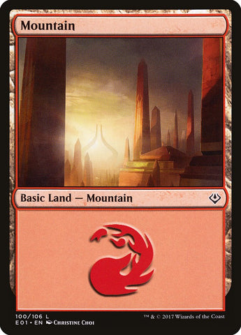 Mountain (100) [Archenemy: Nicol Bolas]