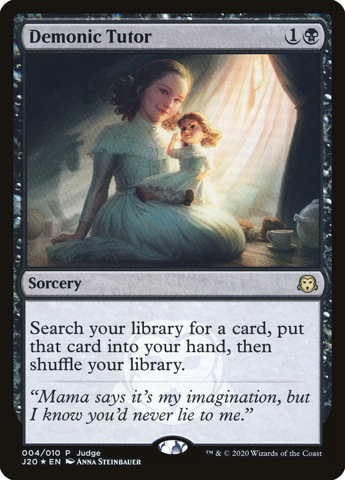 Demonic Tutor [Judge Gift Cards 2020]