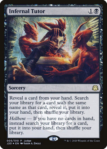 Infernal Tutor [Judge Gift Cards 2020]