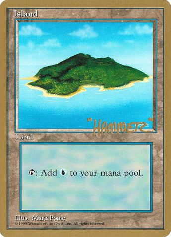 Island (shr367) (Shawn "Hammer" Regnier) [Pro Tour Collector Set]