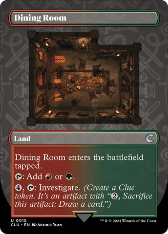 Dining Room (Borderless) [Ravnica: Clue Edition]