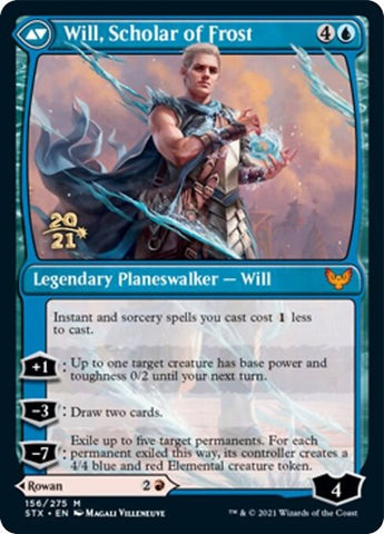 Rowan, Scholar of Sparks // Will, Scholar of Frost [Strixhaven: School of Mages Prerelease Promos]