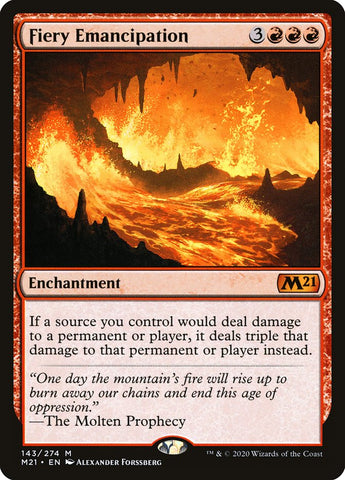 Fiery Emancipation [Core Set 2021]