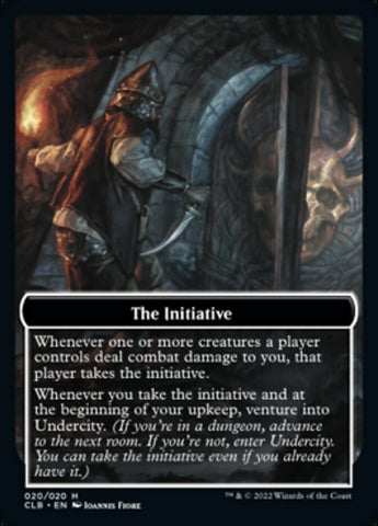 The Initiative // Undercity Double-Sided Token [Commander Legends: Battle for Baldur's Gate Tokens]