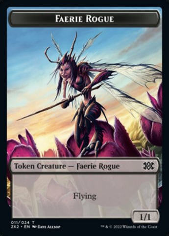 Faerie Rogue // Eldrazi Scion Double-Sided Token [Double Masters 2022 Tokens]