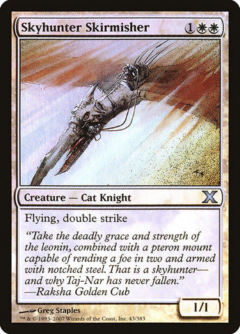 Skyhunter Skirmisher (Premium Foil) [Tenth Edition]