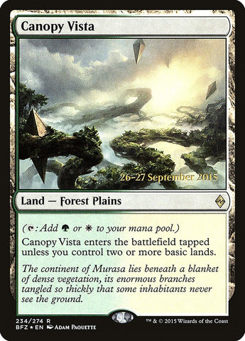 Canopy Vista [Battle for Zendikar Prerelease Promos]