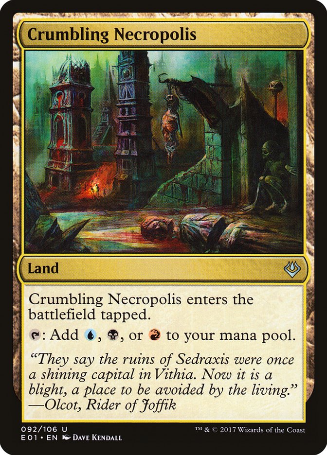 Crumbling Necropolis [Archenemy: Nicol Bolas]