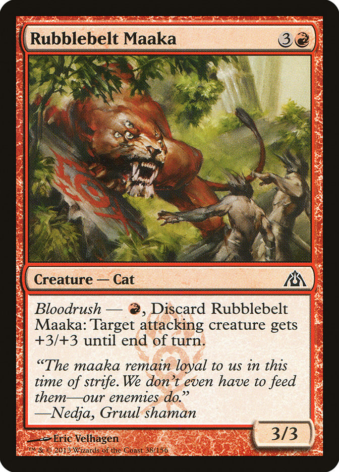 Rubblebelt Maaka [Dragon's Maze]