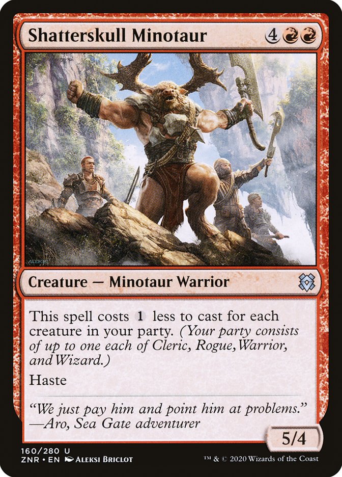 Shatterskull Minotaur [Zendikar Rising]