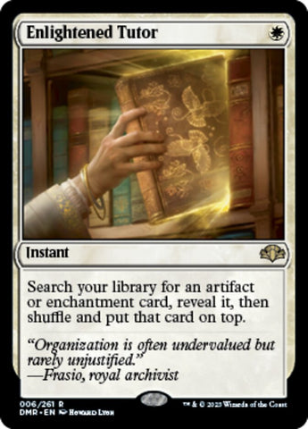 Enlightened Tutor [Dominaria Remastered]