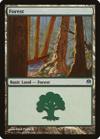 Forest (71) [Duel Decks: Phyrexia vs. the Coalition]