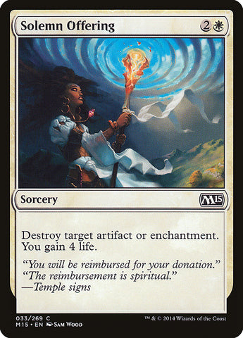 Solemn Offering [Magic 2015]