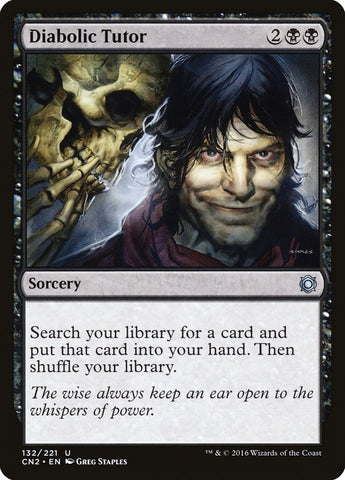 Diabolic Tutor [Conspiracy: Take the Crown]