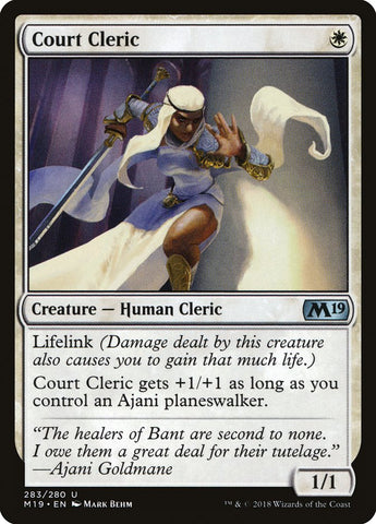 Court Cleric [Core Set 2019]