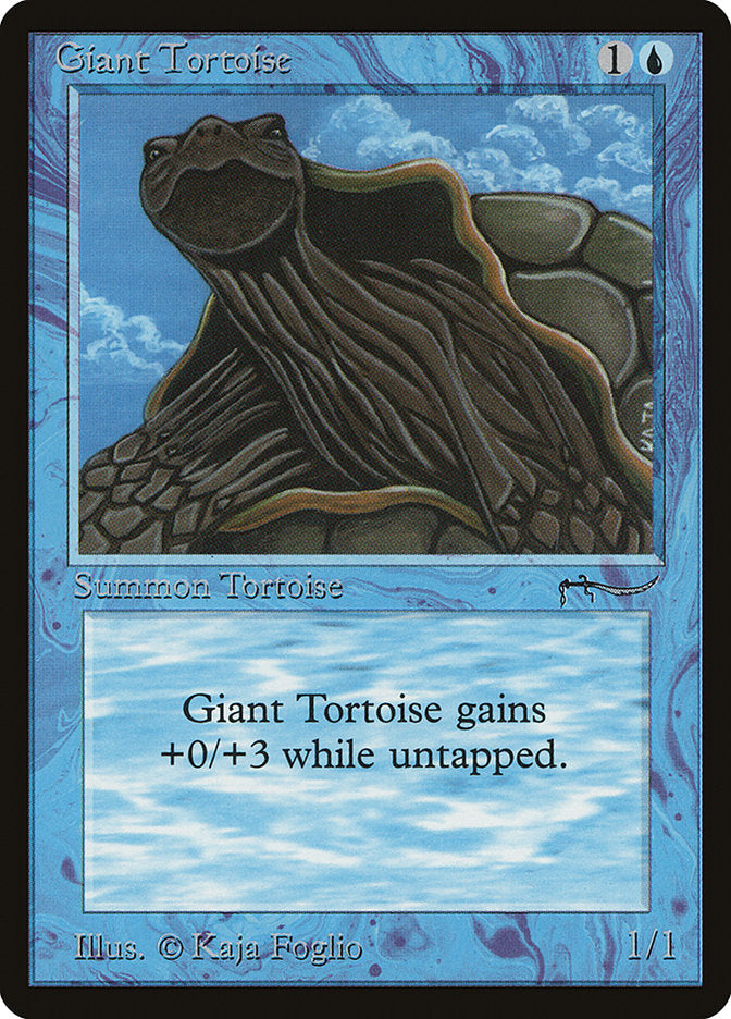 Giant Tortoise (Light Mana Cost) [Arabian Nights]