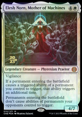 Elesh Norn, Mother of Machines [Phyrexia: All Will Be One Prerelease Promos]