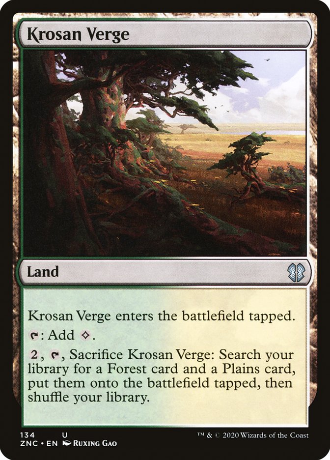 Krosan Verge [Zendikar Rising Commander]